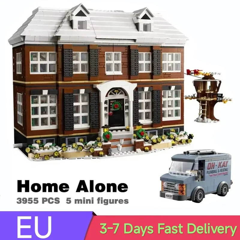 Blocs de construction pour la maison, 3955 pièces, modèle de maison, jouet en brique assemblé, cadeau d'anniversaire et de noël pour adultes, Compatible avec l'ensemble 21330