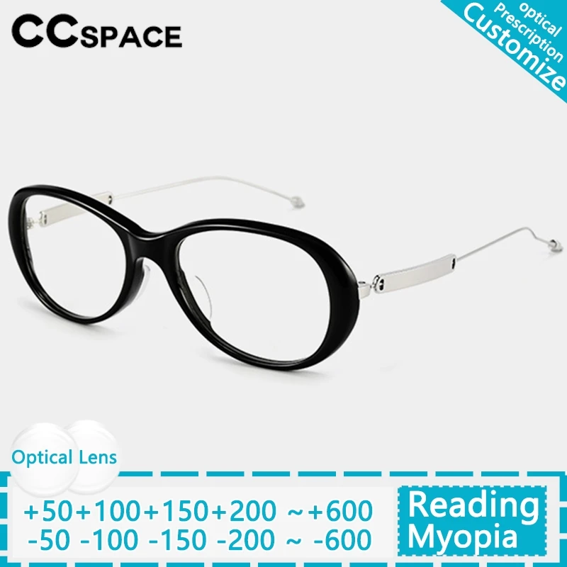 

Модные титановые оправы, женские очки для чтения, ретро эллиптические очки для мужчин, очки для близорукости, оптические линзы, очки для зрения