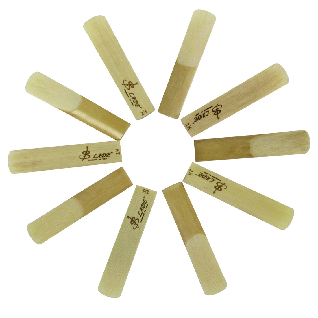 Bb Tenor Saxofone Reeds, Woodwind Musical Instrument Parts Acessórios, alta qualidade, força 2.0 2.5 3.0, 10pcs