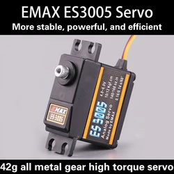 Servo impermeabile originale EMAX ES3005 in metallo analogico Servo42g con ingranaggi per RC auto elicottero barca parti di aeroplani accessori fai da te