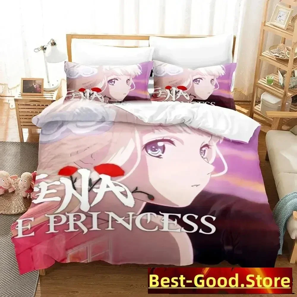 Anime Fena Pirate Princess Bedding Set Duvet Cover Bed Set Quilt Cover Pillowcase Comforter king Queen Size Boys Adult Bedding