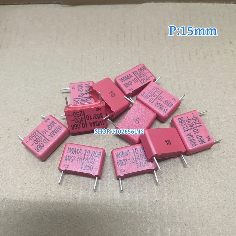 5PCS WIMA MKP10 0.033UF 0.068UF 400V 250VAC condensatore a film 0.033 0.068 400- 250 ~ 333 683 400V 0.033UF 0.068UF 22 68NF Passo 15mm