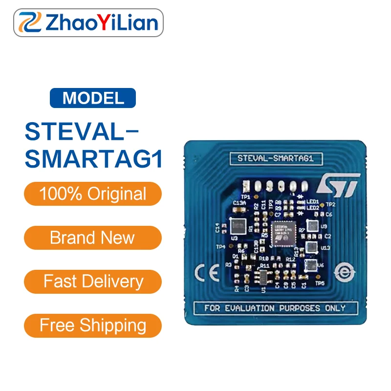 For STEVAL SMARTAG1 ST NFC Dynamic Sensor Tag Evaluation Board Temp Humidity Pressure Accelerometer Logger