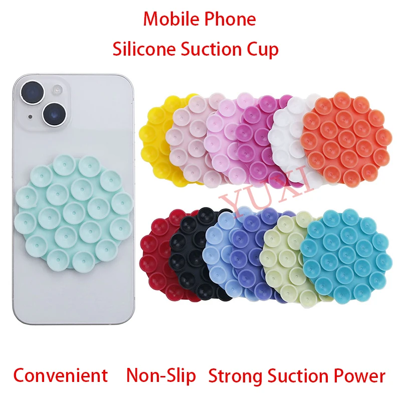 

YUXI 1 шт. для портативного силиконового крепления на присоске для телефона, двухстороннего крепления, автомобильного навигационного кронштейна, универсальная подставка для мобильных телефонов