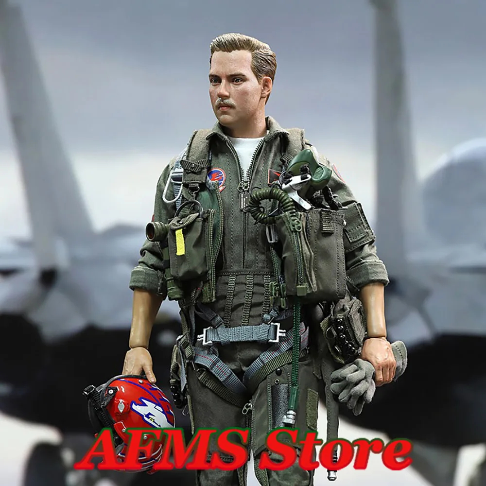 

DID MA80182 1/6 Scale Collectibles Figure F14 Pilot Double Headed Carving 12Inch Men Action Figure Soldier Model Toy