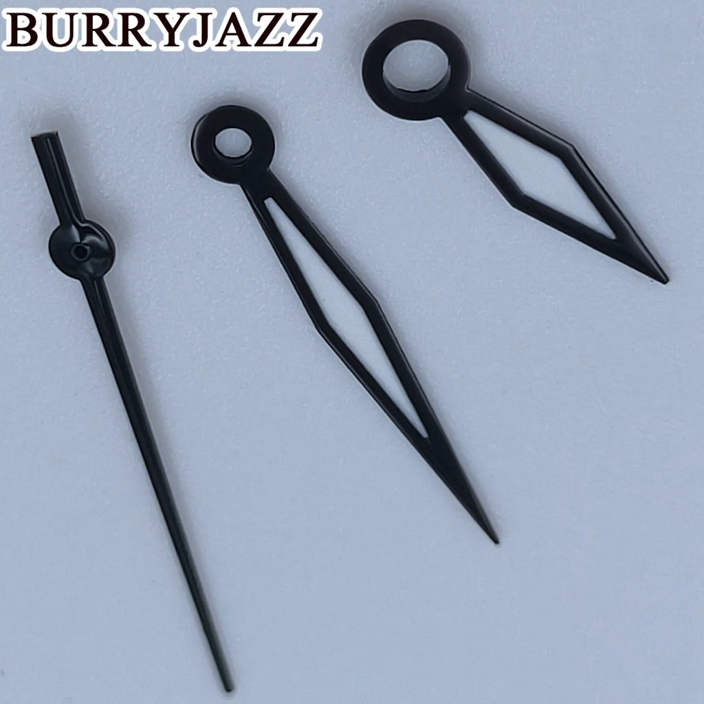 BURRYJAZZ NH35 NH36 NH38 7S26 7S36 4R35 4R36 Watch Hands Black Hands Green Luminous