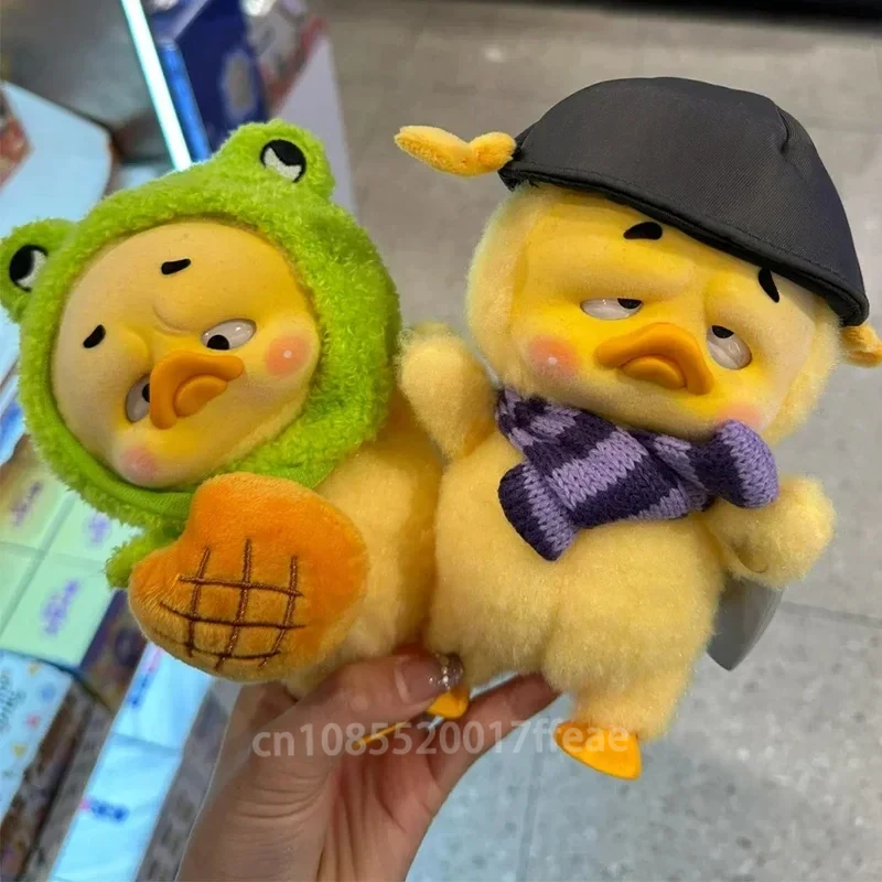 In Stock Upset duck Work Upset Me Series Blind Box Duck Action Figure Decor Collectible Model Toy Mystery Box Cute Surprise Gift