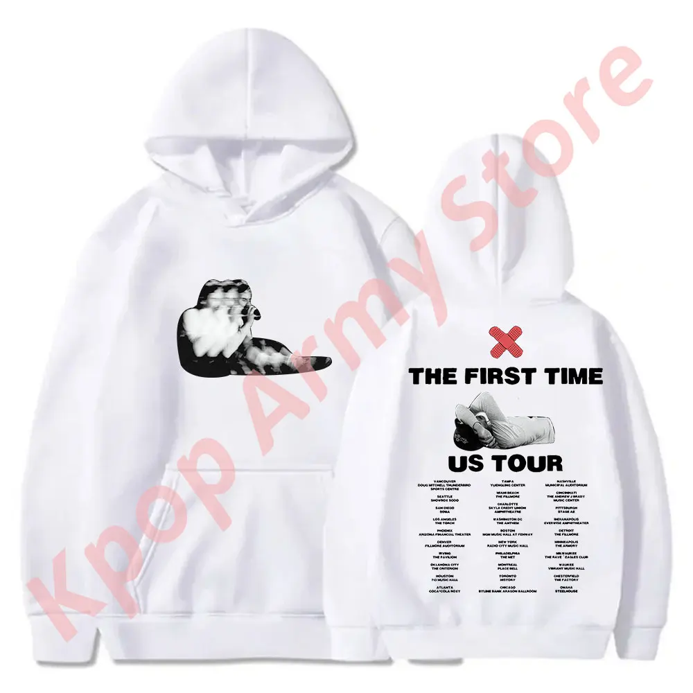 The Kid Laroi Blur Black Tour Hoodies The First Time Album Merch Women Men Fashion Casual Hooded Sweatshirts