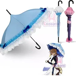 108CM Violet Evergarden Cosplay Long Sunshade Umbrella Props Stuff Vi Leidenschaftlich's Maid Soldier Maiden Anime Halloween