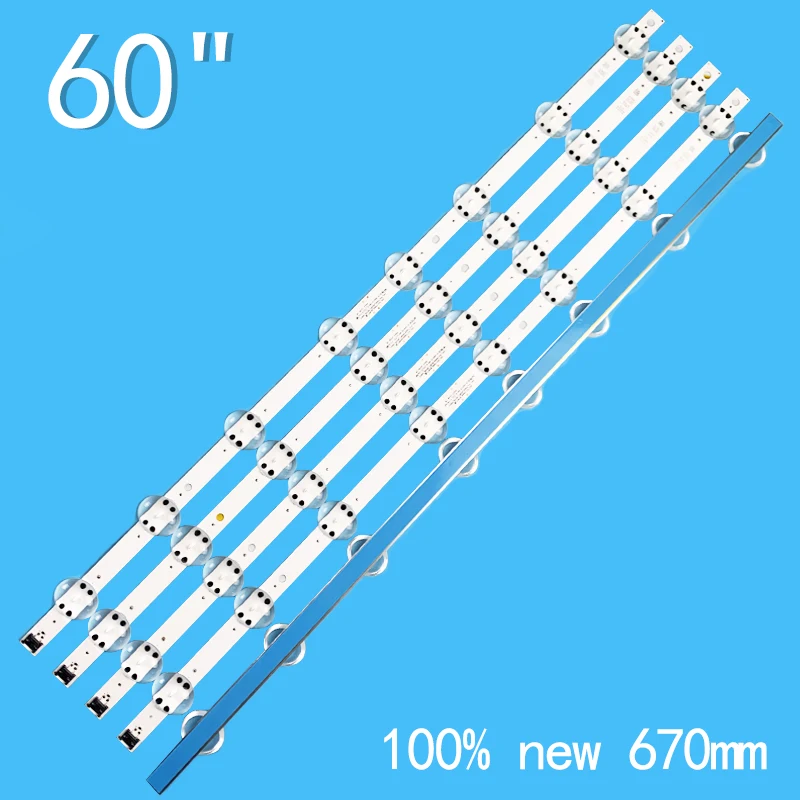 5 teile/satz LED-Hintergrund beleuchtung Streifen für LG 60 un71006lb 60 um71007lb 60 um7100plb 60 um6950dub 60 um6900dub lgit _ y19 _ 60 um71 e eav64732901 mm