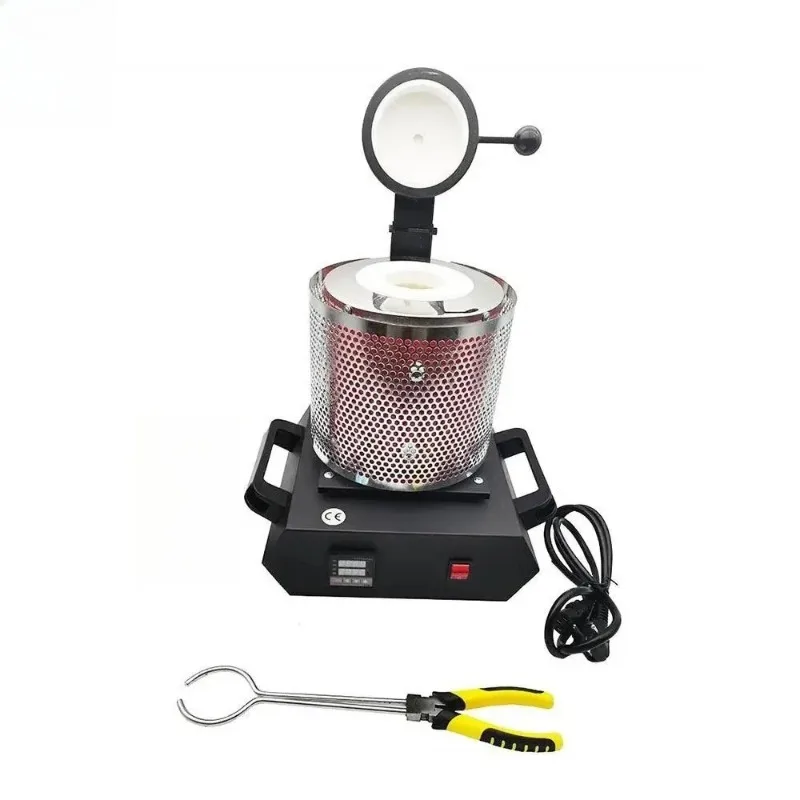 3KG Digital Gold Melting Furnace Machine Heating Capacity 2100W Casting Refining Precious Metal Silver Jewelry Casting Tool