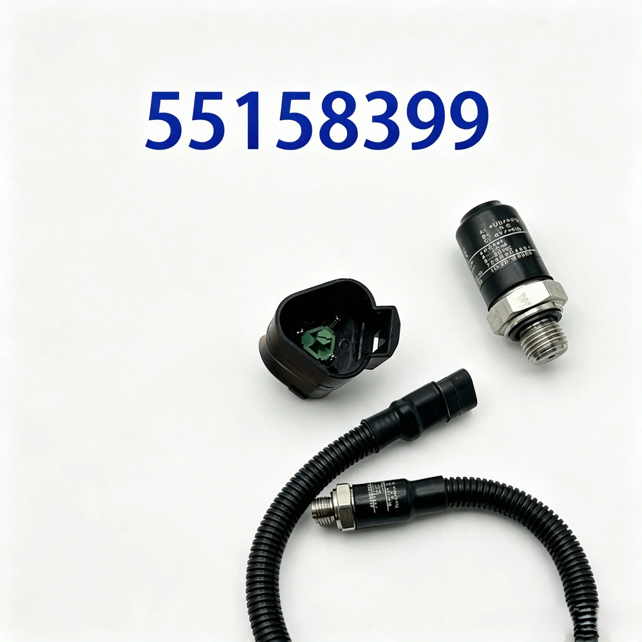 LH410-Compatible Pressure Sensor for For excavator Transmission Monitoring with OEM Part Match 55158399 for Service Efficiency