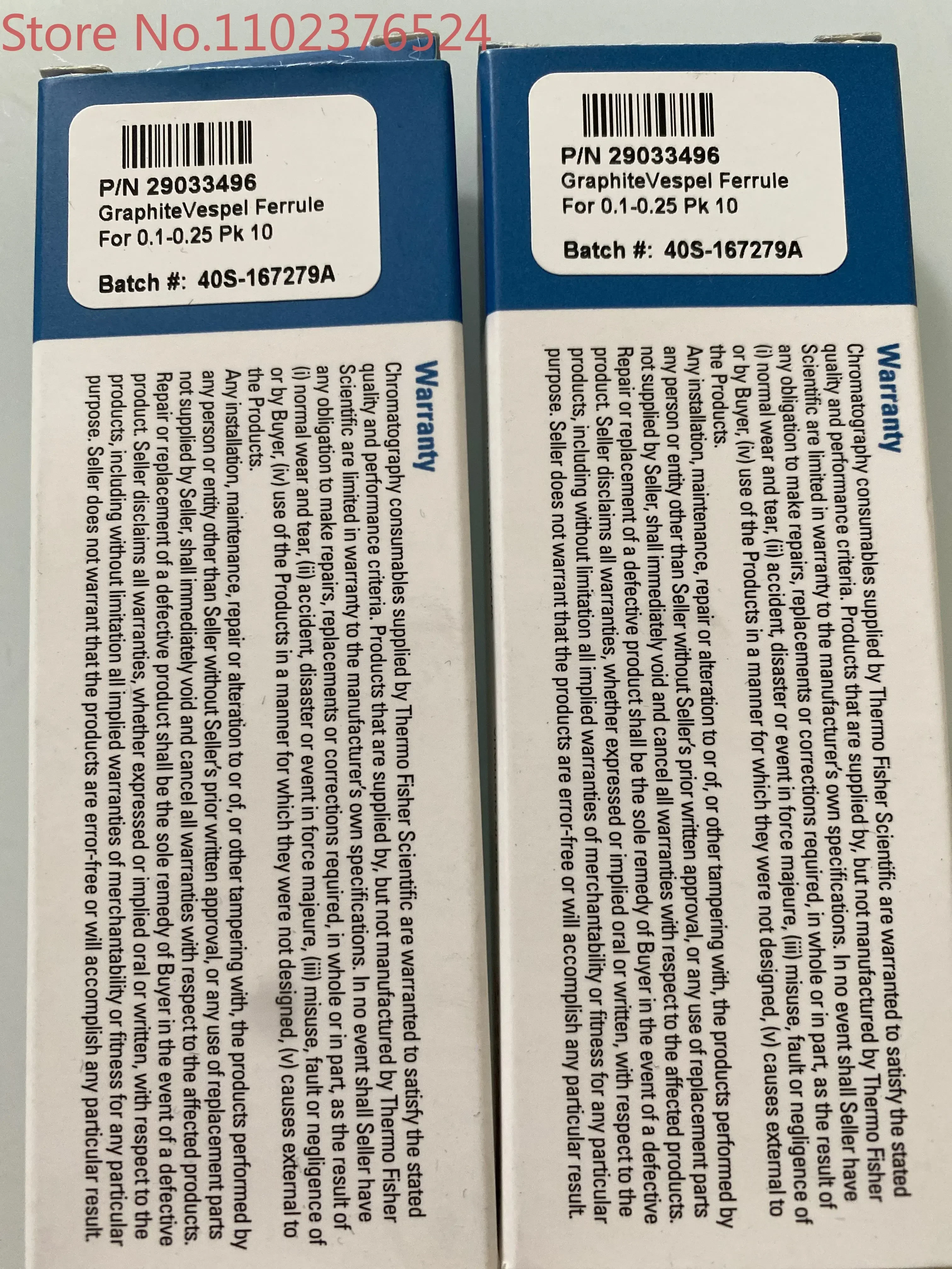 Pad 29033496 0.1-0.25mm 290VA192 29033497 10 pieces/box