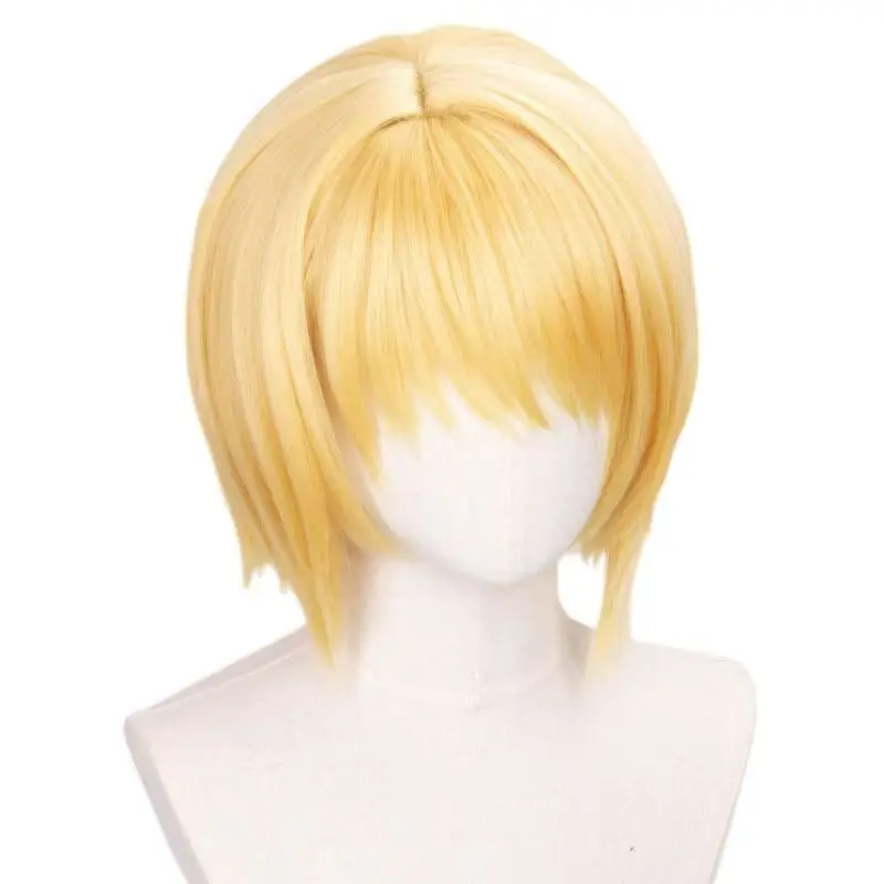 

Hunterpedia Kurapika, парики для косплея, аниме, косплей, парики из светлых волос для Comic Con Coser, костюм для вечеринки, термостойкий синтетический парик