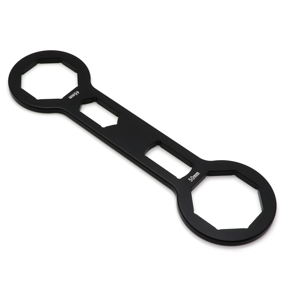 Motorcycle Fork Cap Wrench Tool 46/50mm Front Shock Absorber Removal for Honda CRF YZ Kawasaki Suzuki Yamaha HUSQVARNA