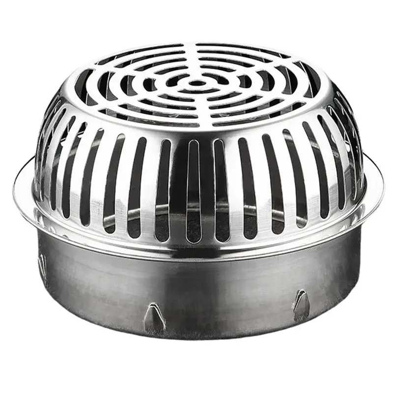 

ABUH-304 Stainless Steel Rooftop Floor Drain Cover Roof Balcony Sewer Filter Gutter Drain Pipe Anti-Blocking Mesh Cover