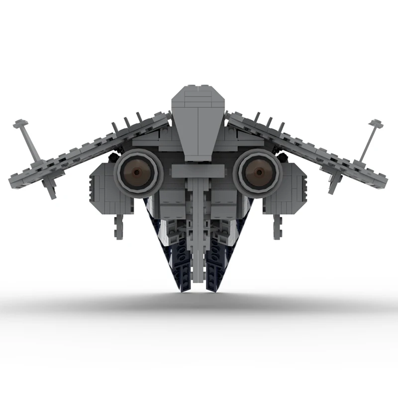 488 個 MOC グラディエーター級アサルトファイターブルーバージョンスターバッタースターファイター DIY モデルビルディングブロック誕生日おもちゃギフト