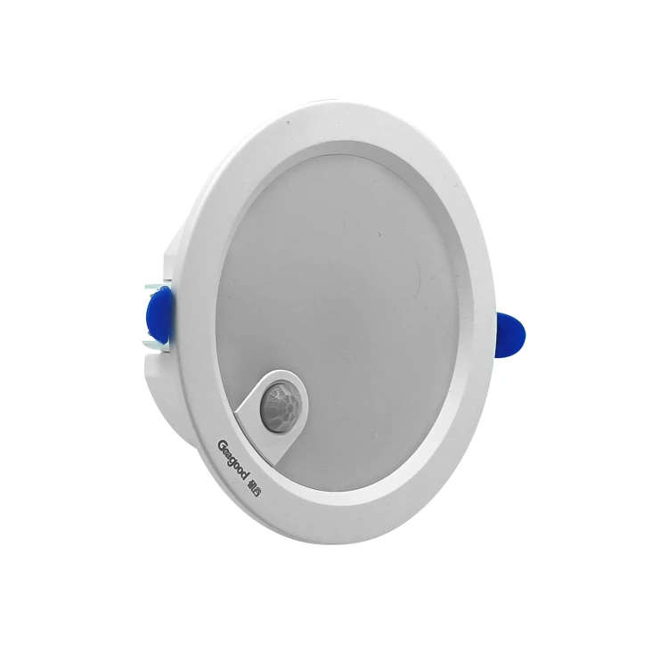 5W 9W 12W Smart Down Light PIR Motion Sensor Recessed Round LED Downlight Led Ceiling Light for Indoor