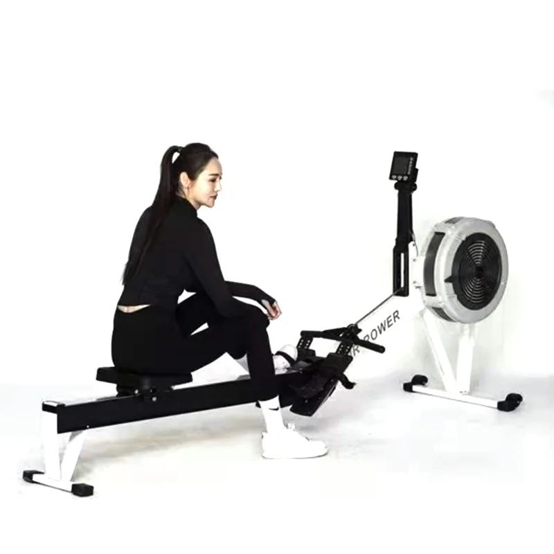 

Высокопроизводительный гребной тренажер с сопротивлением ветру, гребной тренажер для фитнеса, сопротивления ветру