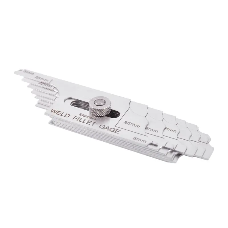 ABAH-2X Welding Fillet Gauge Inspection Welding Gauge (Metric Standard), Convex Weld Tester Convex Weld Inspection Ruler