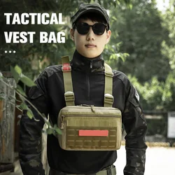 Tactical Vest Bag Men's Micro Outdoor Sports Chest Bag Training Belly Pouch Camping Backpack Hunting Accessories Fanny Pack