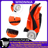 For Xiaomi Mijia STYTJ05ZHMHW XMSTJQR2C 2 Ultra 1C 2C Pro+ Dreame F9 D9 Vacuum Micron Level Cleaning Main Brush Replacement Tool