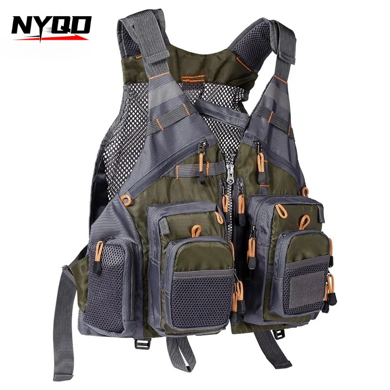 

Breathable Fishing Vest Outdoor Sports Fly Swimming Adjustable Vest Fishing Tackle