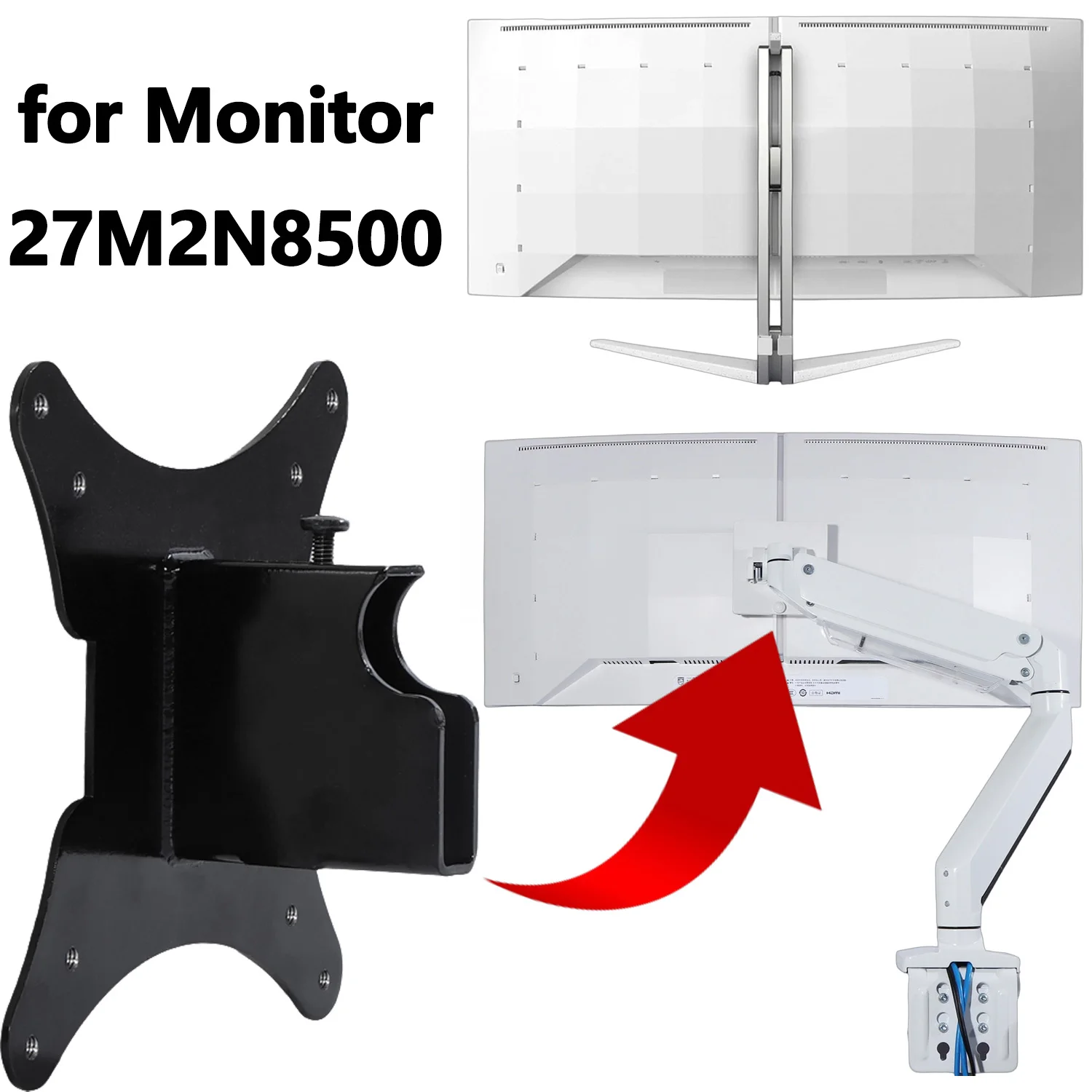 

VESA Wall Mount Adapter for Philips 27M2N8500 27" Monitor Wall Mount Bracket to Display Stand / Arms