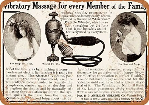 Metal Sign - 1906 Vibrators for The Whole Family - Vintage Look Wall Decor for Cafe Bar Pub Home Beer Decoration Crafts