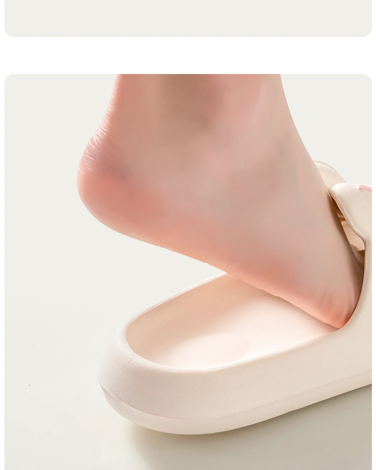Kissen-Kaninchen-Hausschuhe für Damen und Herren | House Slides Duschsandalen | Extrem bequem | Gepolsterte dicke Sohle – Detail 7