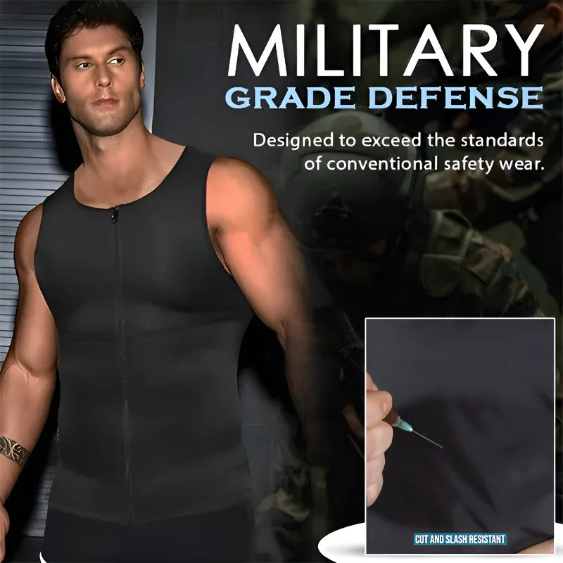 

Lowest priceTactical Nano Protection VestMen's Tactical Nano Protection VestZipper Slimming SuitMen's VestHiking