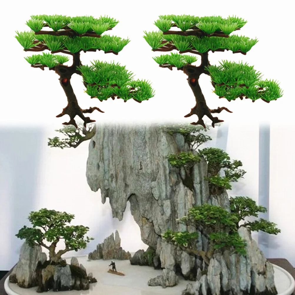 

Artificial Plant Simulation Tree Fake Plants Aquarium Realistic Bonsai Fish Tank Decor Lifelike Ornament Plastic Plants Suitable
