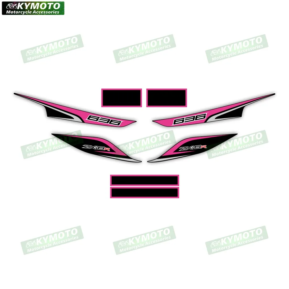 ZX-6R 2013-2018 Full Fairing Fuel Tank Sticker Kit