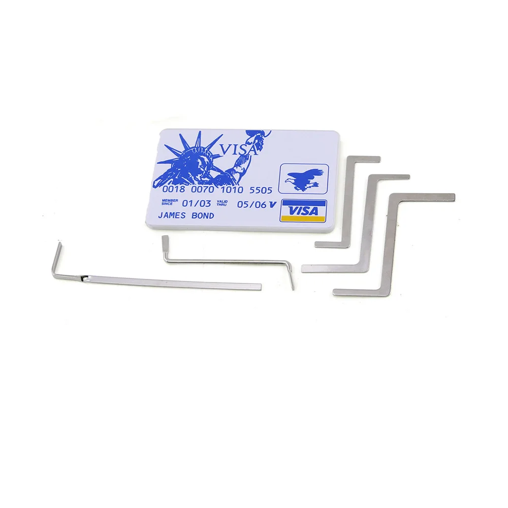 5pcs Mini James Card LockpickTool,Portable Pocket tool, One of the Favorite Tools of Locksmiths