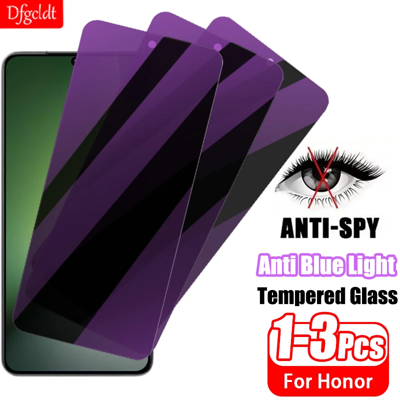 

Защитное стекло с защитой от синего света и функцией конфиденциальности для Honor Magic8 7 4 Lite GT Pro, антишпионское закаленное стекло для Honor Win RT X70 X60 GT