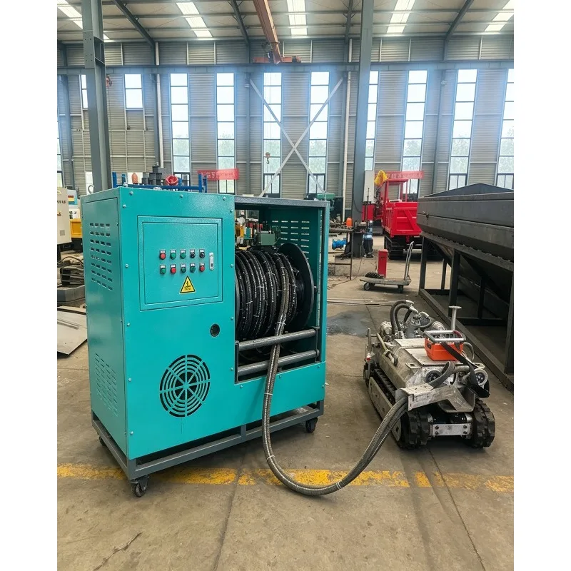 Mini Underwater Diving Dredging Robot, Waterproof Crawler Chassis Professional Sludge Dredging Equipment Sludge Cleaning Machine