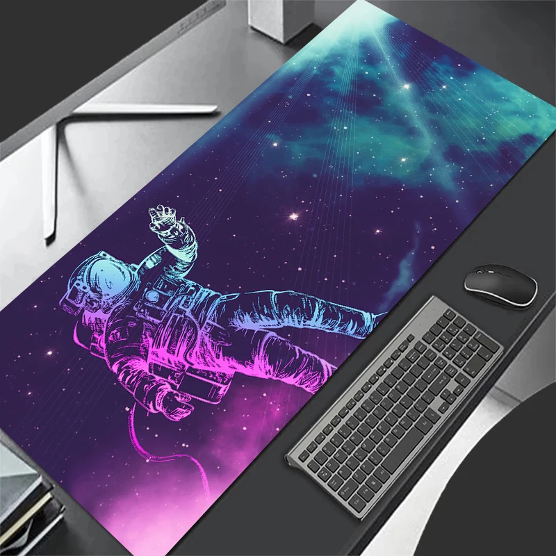 Cool Astronaut Mouse Pad New Large Computer Office Game Table Mats XXL Rubber Anti-slip Gaming Keyboard Mousepads Long Desk Pads