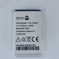 Batería de DBC-800D para doro, reemplazo de alta capacidad, 2023 mAh, número de seguimiento, 800, en Stock