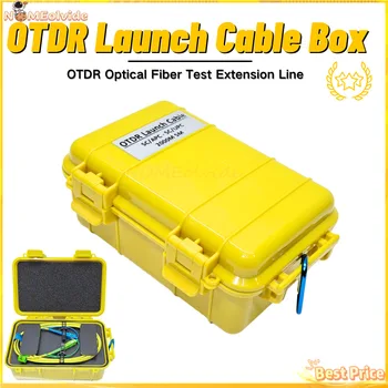 1000/2000KM Fiber Optic Launch Cable Box OTDR Blind Zone Eliminator APC SC-SC SC/UPC-SC/APC SM 1310/1550nm Test Extension Line