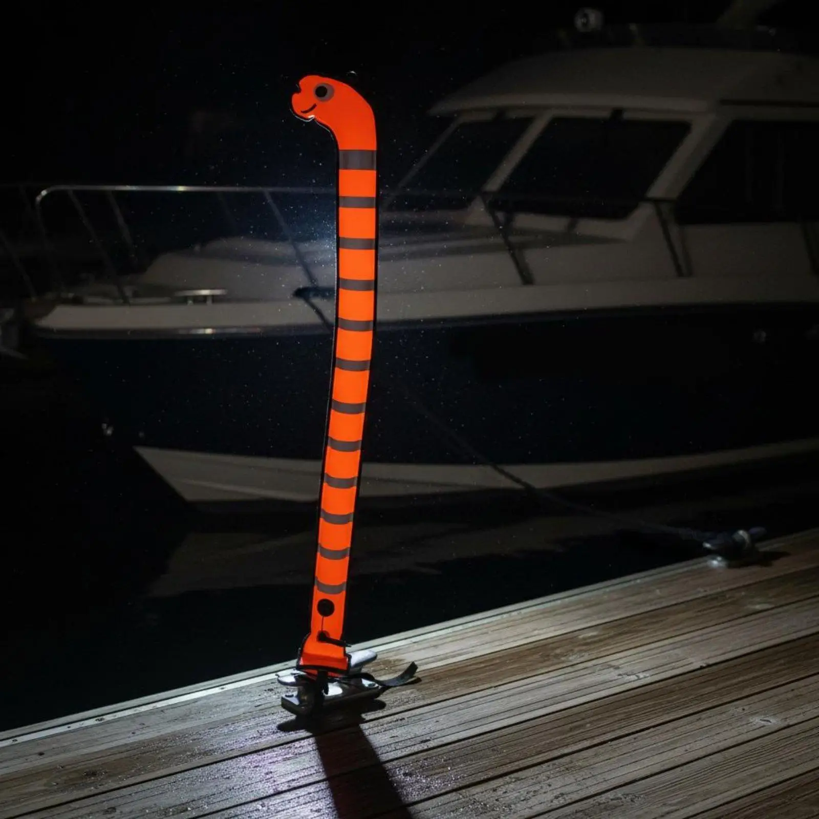 Nylon TPU Diving Buoy Inflatable Surface Marker for Scuba Snorkeling High Visibility Reflective Strip Compact Design