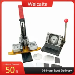 2025NEW 63.5*63.5mm Rectangle Shape Custom Photo Fridge Magnet Button Maker Machine Kit