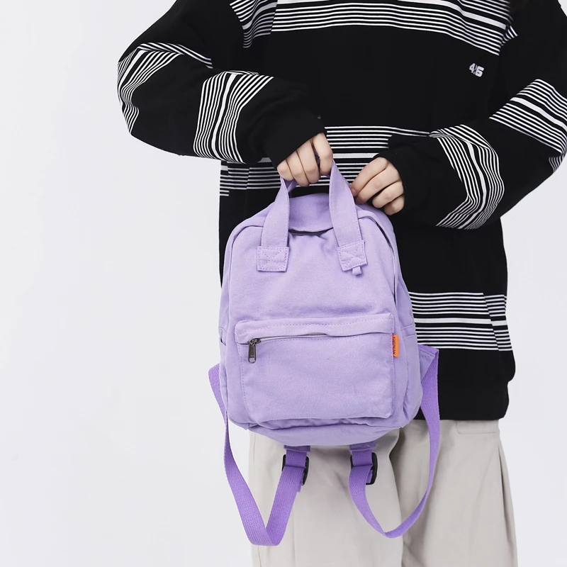 Y2K Bags For Women 2023 Soild Canvas Backpacks Shoulders Bag Female Travel Knapsack Korean Packbag Vintage Rucksack Book Mochila