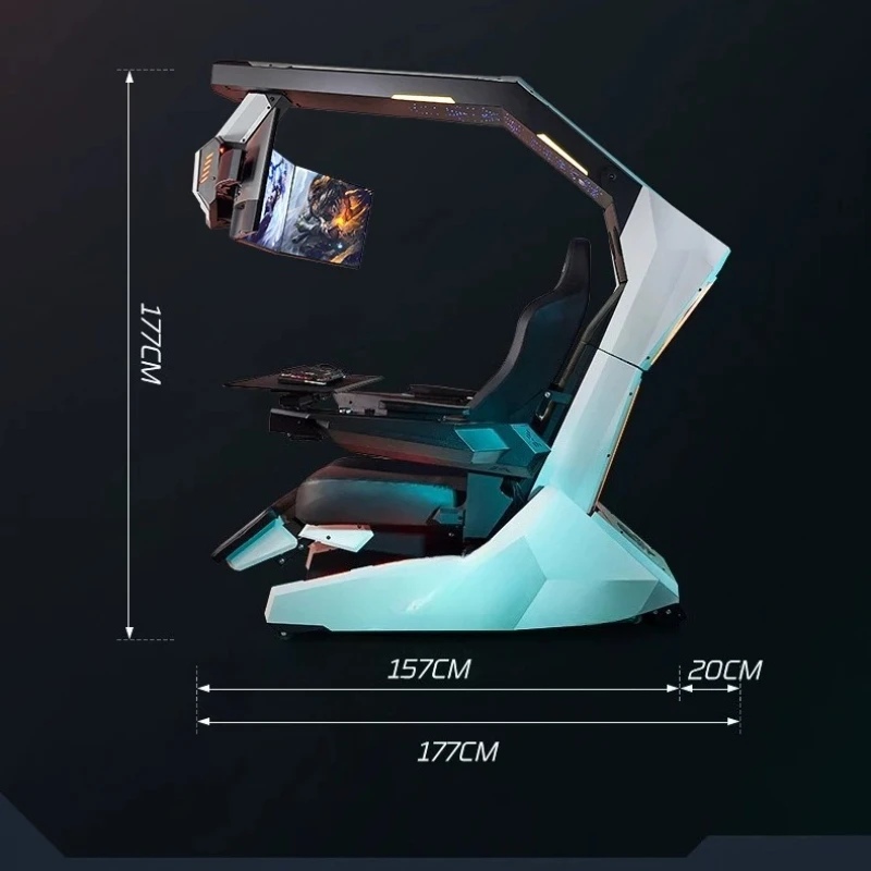Ergonomic Chair Computer Chair Table Integrated E-sports Space Capsule