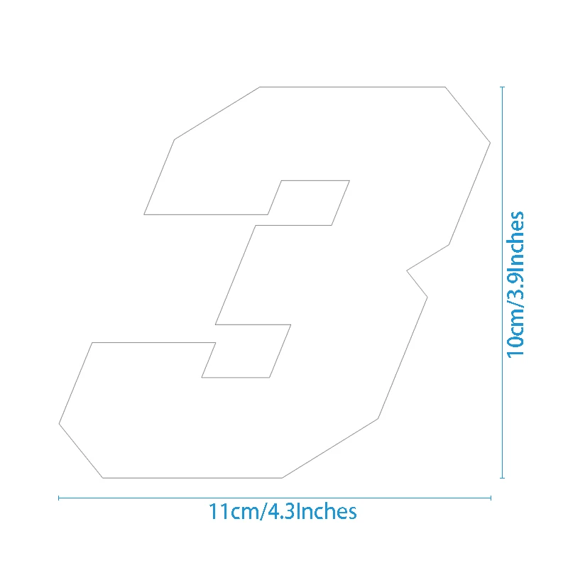 HungMieh رقم 0-9 ملصق سيارة سباق مائي مخصص عاكس الفينيل على السيارات دراجة نارية مضحك JDM لغطاء المحرك نافذة الباب