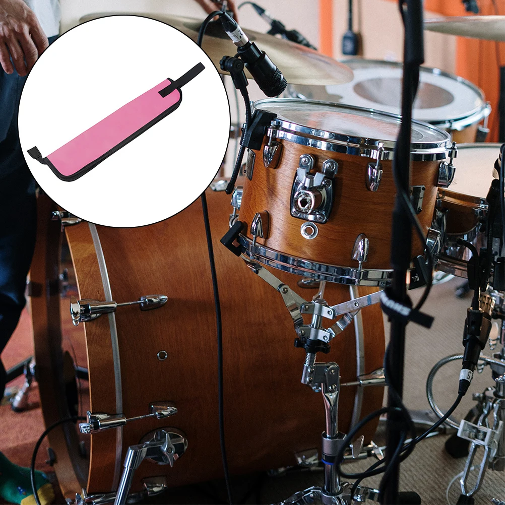 

Drum Stick Bag Pink Drumstick Travel Travelling Drumsticks for Accessories and Mallet Handbag