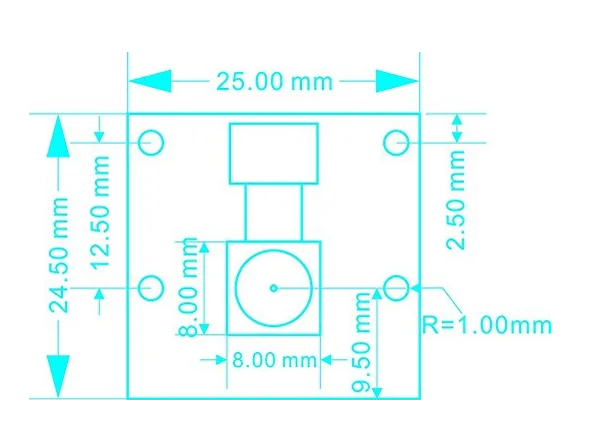 Arducam 5 mégapixels 1080p capteur OV5647 Mini caméra Module vidéo avec 15 broches 1.0mm pas à 22 broches 0.5mm et 15 broches à 15 broches 1.0