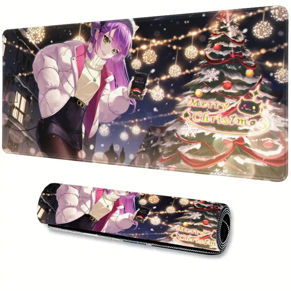 

Girl Tokoyami Towa Virtual Idol Mouse Pad Cute HD Desk Pad Extended Gaming Keyboard Mats Large 90x40cm XXL Gamer Mousepad