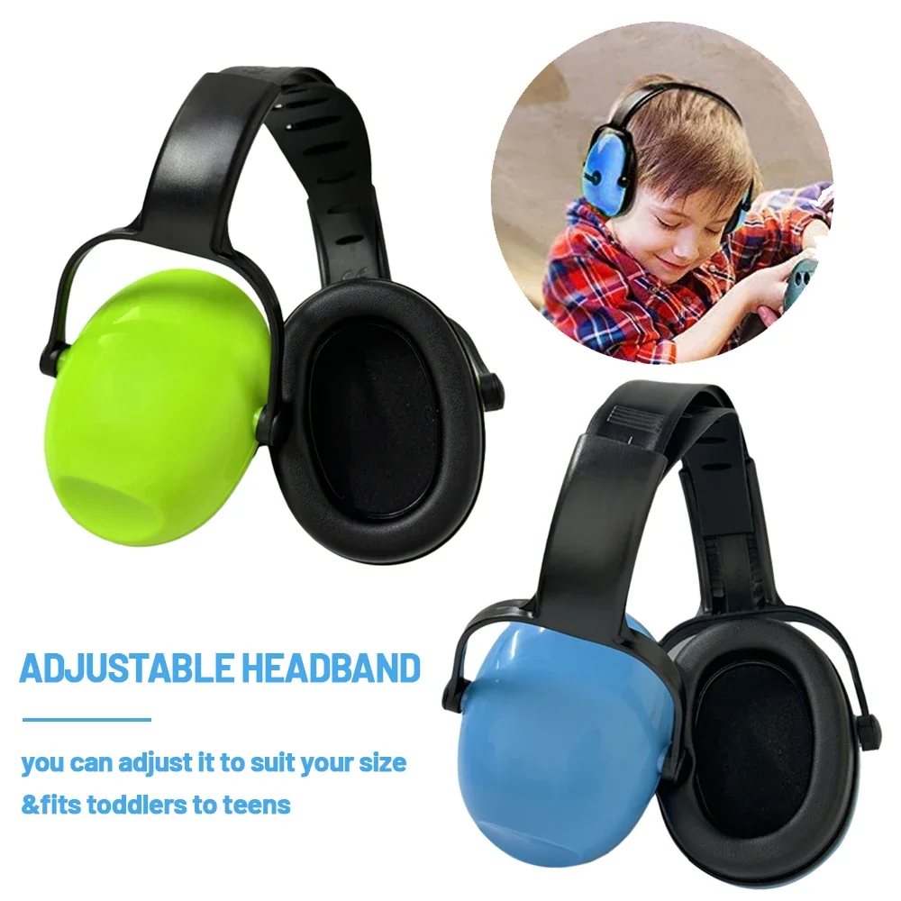 K50 เด็กป้องกันหู Earmuffs ความปลอดภัยการได้ยิน Muffs หูลดเสียงรบกวน Soundproof หูฟังเด็กป้องกัน