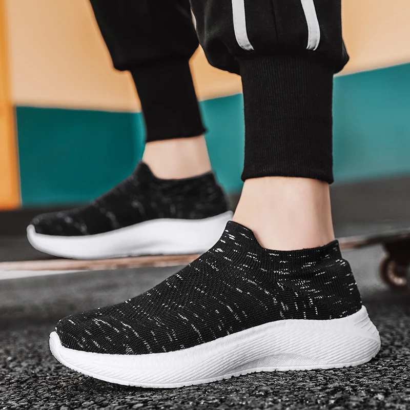 

Men's Women's Casual Sports Shoes with Anti Slip Wear-resistant Cushioning and Color Blocking Design Multifunctional Flat Shoes