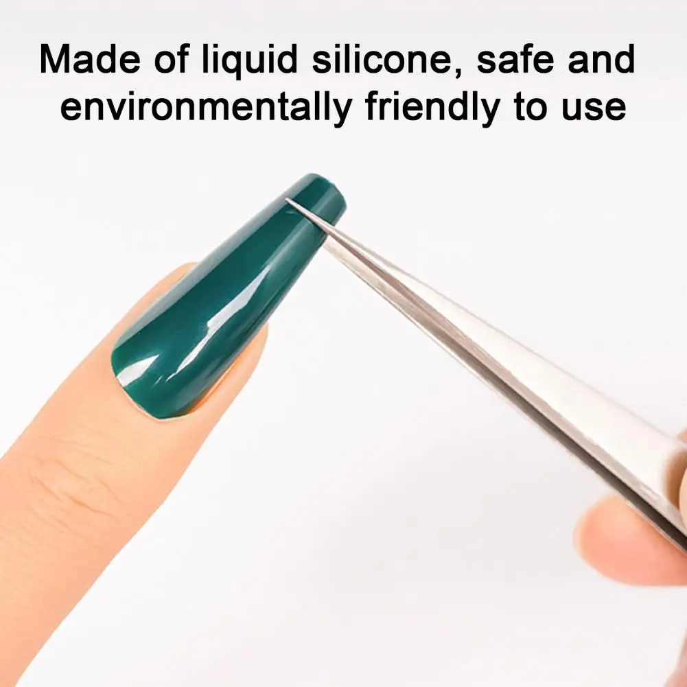 Doigts de pratique de l'art des ongles à l'acétone, silicone réaliste, pliable, modèles de main d'entraînement, facile à tremper